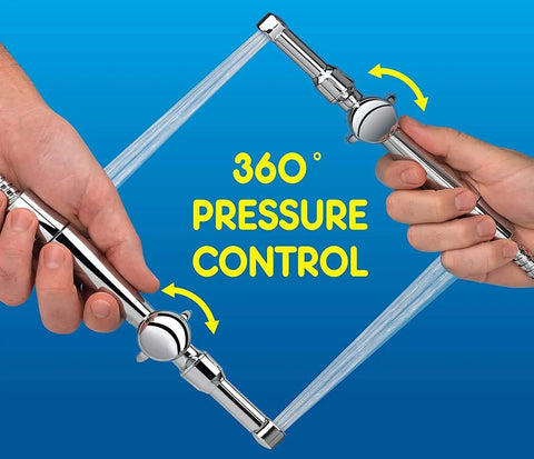 Aquaus 360 Faucet Bidet With Brass Sprayer And Warm Water, Dual Thumb Controls for pressure adjustment