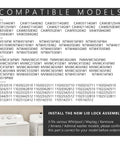Washer Lid Lock Replacement 3 Wire Door Lock No Fuss Install, Compatible With Whirlpool Maytag Amana Kenmore models list.