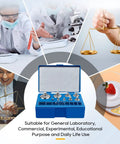 Calibration Weights For Digital Scale Pro Grade Scale Weights Set For Laboratory Home Kitchen And Industrial Use Precise Mass Standards For Accurate Readings in blue case