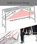 Scaffolding Equipment Foldable Work Platform And Ladders Portable Multipurpose Scaffold Tower With Adjustable Height Levels