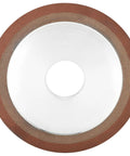 Top view of Beast Mode Diamond Grinding Wheel for Hard Metals, 125mm Diamond Disc, smooth high-efficiency abrasive
