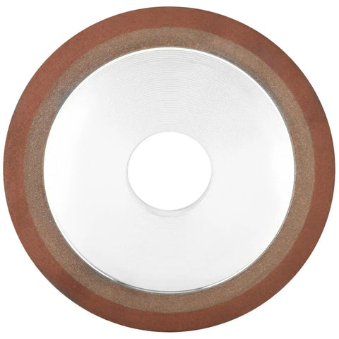 Top view of Beast Mode Diamond Grinding Wheel for Hard Metals, 125mm Diamond Disc, smooth high-efficiency abrasive