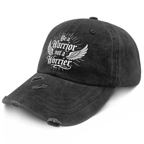 Breathable Men's Baseball Cap With Vented Top Holes For All Day Comfort, Sweat-Wicking, Lightweight Outdoor Hat with warrior design