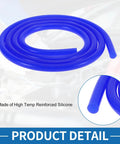 Blue Silicone Vacuum Tubing Hose For Cars And Trucks, High Temperature Vacuum Line, 3.3 Ft Long, 1/8 Inch ID, 3.5mm Wall, 10mm OD