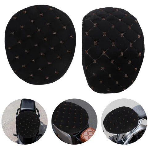 Top Shelf Comfort Plush Electric Scooter Seat Cover Winter Warm Black Stays Put Quick Strap Kit for cozy seat pads on scooters.