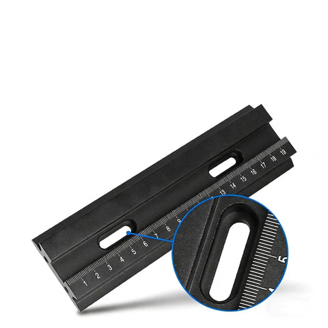 Heavy Duty X Axis Dovetail Stage Featuring Rock Solid Linear Guide For Slick Translation And Ultra Smooth Microscopy Alignment In Tight Advanced Lab Setups with measurement scale.