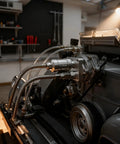 Long-Lasting Reusable Oil Filter System With Built-In Filtration on heavy-duty engine