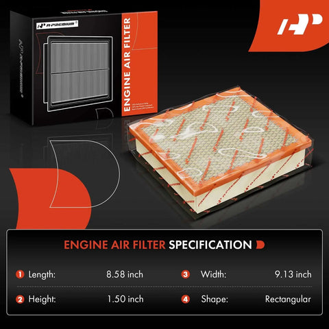 Engine Air Filter For Subaru Forester Outback Impreza Crosstrek Legacy Ascent And WRX Flexible Panel Replace 16546AA16A