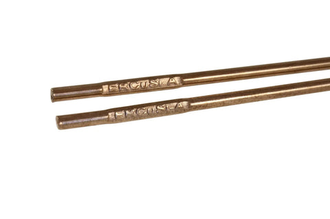 Silicon Bronze TIG Welding Rod 3 Percent Silicon Copper Alloy for Welding Copper, Brass, Bronze, Steel and Cast Iron, 36 Inch Length, Three Thirty-Second Inch Diameter, 5 Pound Pack Perfect for Sheet Metal Cabinets, Ductwork, and Shop Fab shown in close-up view