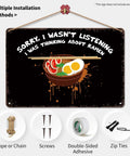 "Ramen Lover Tin Sign Vintage Metal Wall Art For Home Room Garage Or Office Decor 8x12 Inch Rustic Aluminum Sign" with ramen bowl illustration
