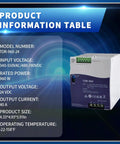 Heavy Duty 960 Watt 24 Volt 40 Amp Industrial Din Rail Power Supply Featuring Active Pfc And Smooth Three Phase 340 To 550 Vac Input