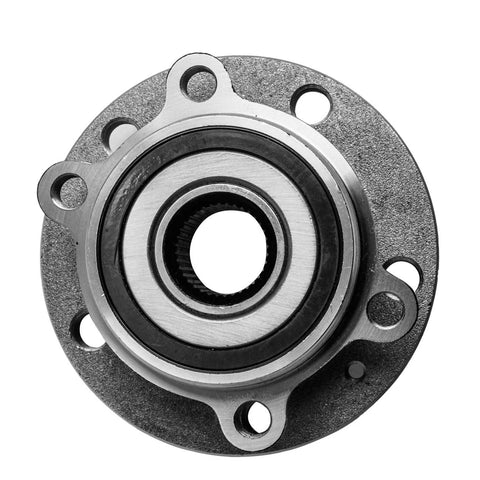 Front view of Front Wheel Bearing And Hub Assembly With ABS For Audi A3 2009 2013 Q3 2015 2017 TT Quattro 2008 2015