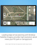 Big 7 Inch RV GPS Navigator With Custom RV Routes, high resolution Birdseye satellite imagery display.