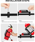 Installation guide for Heavy Duty ATV Fire Extinguisher Mount Kit With Quick Release Bracket For Quad And Motorcycle Handlebars