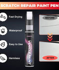 Buick Summit White Touch Up Paint Pen GAZ WA8624 2 In 1 Auto Scratch Repair with before and after scratch comparison