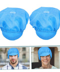 Top Shelf Anti Static Work Cap Set Slick Blue Protective Hats For Cleanrooms Industrial Workshops Factory Floors lightweight mesh design