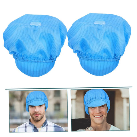 Top Shelf Anti Static Work Cap Set Slick Blue Protective Hats For Cleanrooms Industrial Workshops Factory Floors lightweight mesh design
