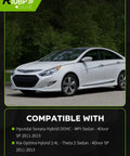 Heavy Duty High Voltage Fuse Straight Bolt On Direct Replacement Fit For Hyundai Sonata Hybrid And Kia Optima Hybrid Built Tough For Model Years 2011 Through 2015 Part 375F2 4R150 Guardian shown on a Hyundai Sonata Hybrid.