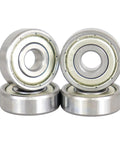 10 Pack 626ZZ Double Metal Seal Bearings 6x19x6mm for Motors, Power Tools, ABEC5 Precision, shown in stack view.