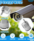 12V DC Geared Motor Kit With 300 RPM Output, JGB37-520 Gear Motor, showcasing D-shaped shaft and zinc alloy casing in garden setting