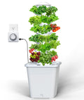 Dope Space Saving Indoor Hydroponic Tower Garden For Up To 30 Herbs And Veggies With Self Watering Pump 6 Tier Vertical Aeroponic System