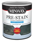 Water Based Pre Stain Wood Conditioner For Even Stain, 1 Quart, Clear Finish, front view of product label