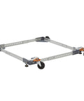 Adjustable Universal Mobile Base For Heavy Tools And Equipment Up To 400 Lbs in square configuration with caster wheels
