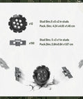 162 Piece Tank Track And Wheel Set Kit with treads, chain links, track wheels, size dimensions for building vehicles, robots
