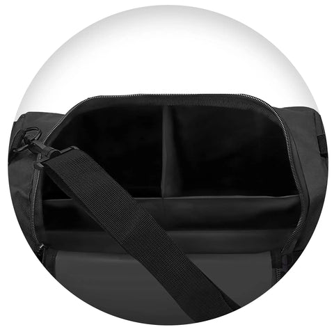 Interior view of Deluxe EMS Trauma Bag For First Responders With Eight Pockets And Removable Organizer Pro Grade Heavy Duty Polyester PVC Coated