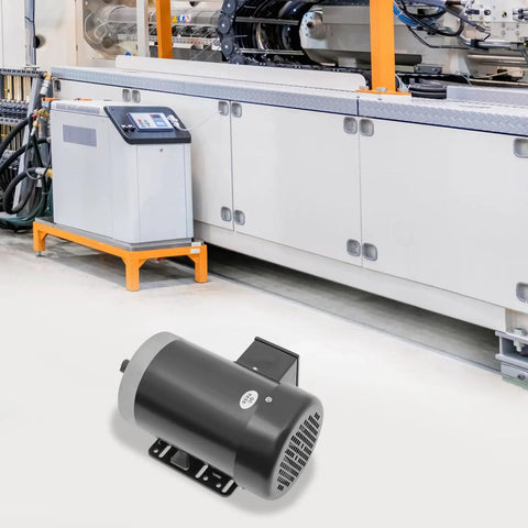 Shop Ready 2Hp Three Phase Electric Motor, 3450Rpm Tefc Industrial Equipment Driver on workshop floor.