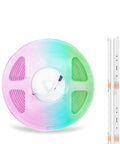 Roll of 32.8ft RGBCCT LED Strip Lights With RGBWW Color and Cold White Warm White on white background, non waterproof, DC24V 5A