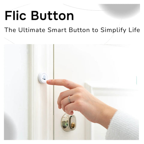 Three Pack Smart Button For Lights And Music Control With Alexa Matter HomeKit SmartThings No Fuss Setup Wireless Routine Triggers Customizable Scenes White UL Certified