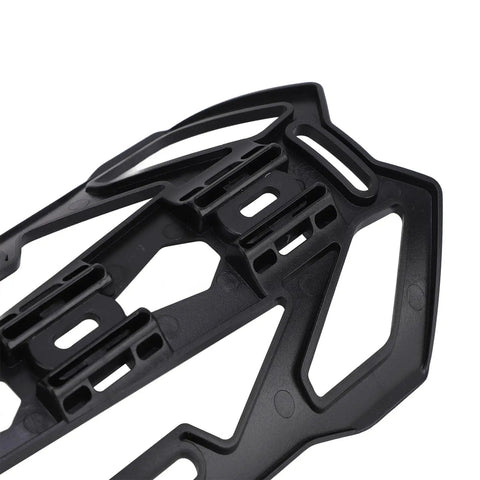 Close-up of Front Fork Cage For Mountain Bikes, Solid Plastic Bottle Mount With Easy Installation Kit
