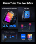 3.5 Inch Dual Lens Thermal Imaging Camera With 512 X 384 TISR Resolution, 2MP Visual Light Camera, 8 Hour Battery Life panel