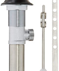 Premier Bathroom Sink Drain With Overflow In Vibrant Brushed Nickel Finish, Genuine Part with installation hardware