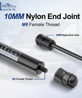 10MM nylon end joint of front hood lift gas spring struts 2 pack for Jeep Grand Cherokee 2011 to 2022 and Dodge Durango 2011 to 2024 replacement parts