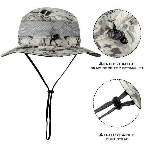 Sol Armis UPF 50 Boonie Hat For Men And Women, Breathable Sun Protection Fishing Beach Hiking Paddling Hat With Mesh Vents detail view