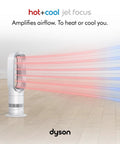 Hot And Cold Air Multiplier Space Heater And Fan With Jet Focus Technology for ultra-fast heating and quick cooling, on hardwood floor