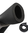 Close-up of Beefed Up Foam Pipe Insulation Tube Kit For Water Lines And HVAC, 6.2 Ft Long With Inner Diameters From 3/4 In To 4 In.