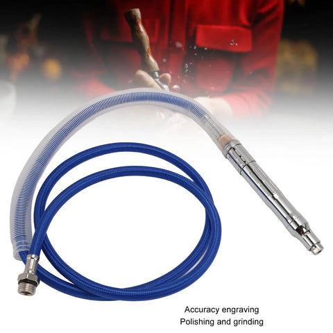 Top Shelf Pneumatic Air Pencil Die Grinder 70000 RPM Rotary Engraving Pen with blue hose for polishing and engraving