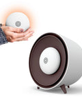 Portable Space Heater With Detachable Hand Warmer, Instant Warmth In Seconds, Compact 6 X 6 X 5 Inches White for Desk Use