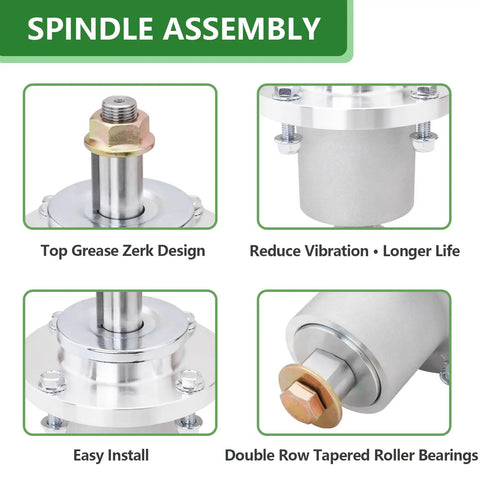 Spindle Assembly 461950 Replacement For Scag Freedom Z Pro Turf Tiger And SFZ Decks Fits 36-Inch, 48-Inch, 52-Inch, And 61-Inch Zero Turn