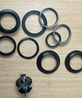 1-1/8 Inch Threadless Headset Top Cap Bearings For BMX And MTB, components including sealed tapered bearings and star nut
