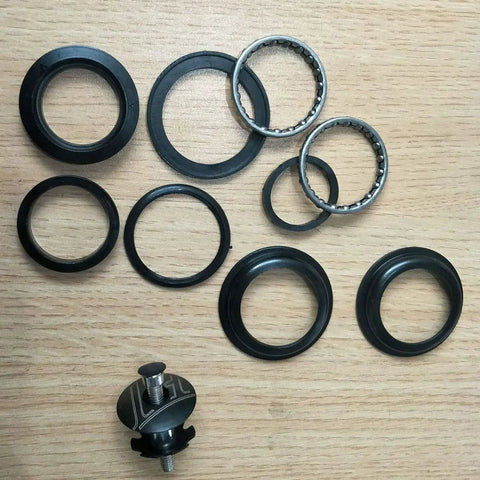 1-1/8 Inch Threadless Headset Top Cap Bearings For BMX And MTB, components including sealed tapered bearings and star nut