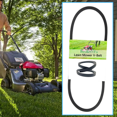 Replacement Drive Belt For Honda Lawn Mower Three Eighths Inch By Thirty Seven Inch V Belt with packaging