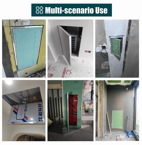 Straight Up Reliable Concealed Access Door For Drywall And Metal 16 By 44 Inch Plumbing Cover Panel in various installation scenarios.