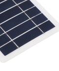 Awesome 5W Solar Panel Charger for Home and Outdoor Security Cameras - High-Efficiency Monocrystalline Cells close-up view