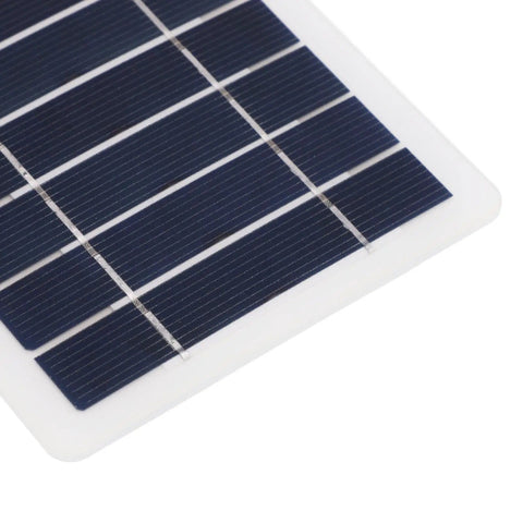 Awesome 5W Solar Panel Charger for Home and Outdoor Security Cameras - High-Efficiency Monocrystalline Cells close-up view