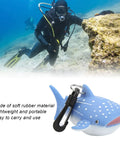 Diver using Cartoon Fish Silicone Regulator Cover With Clip Second Stage Protector For Dive Gear Whale Shark Design Lightweight