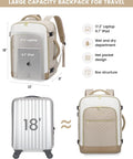 Must Have Large 40L Travel Backpack for Women TSA Carry On Approved for Airplanes Waterproof Carry On Bag with laptop and suitcase comparison